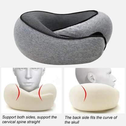 Vitera Nakkepute - Reisepute med Memory Foam (Grå)