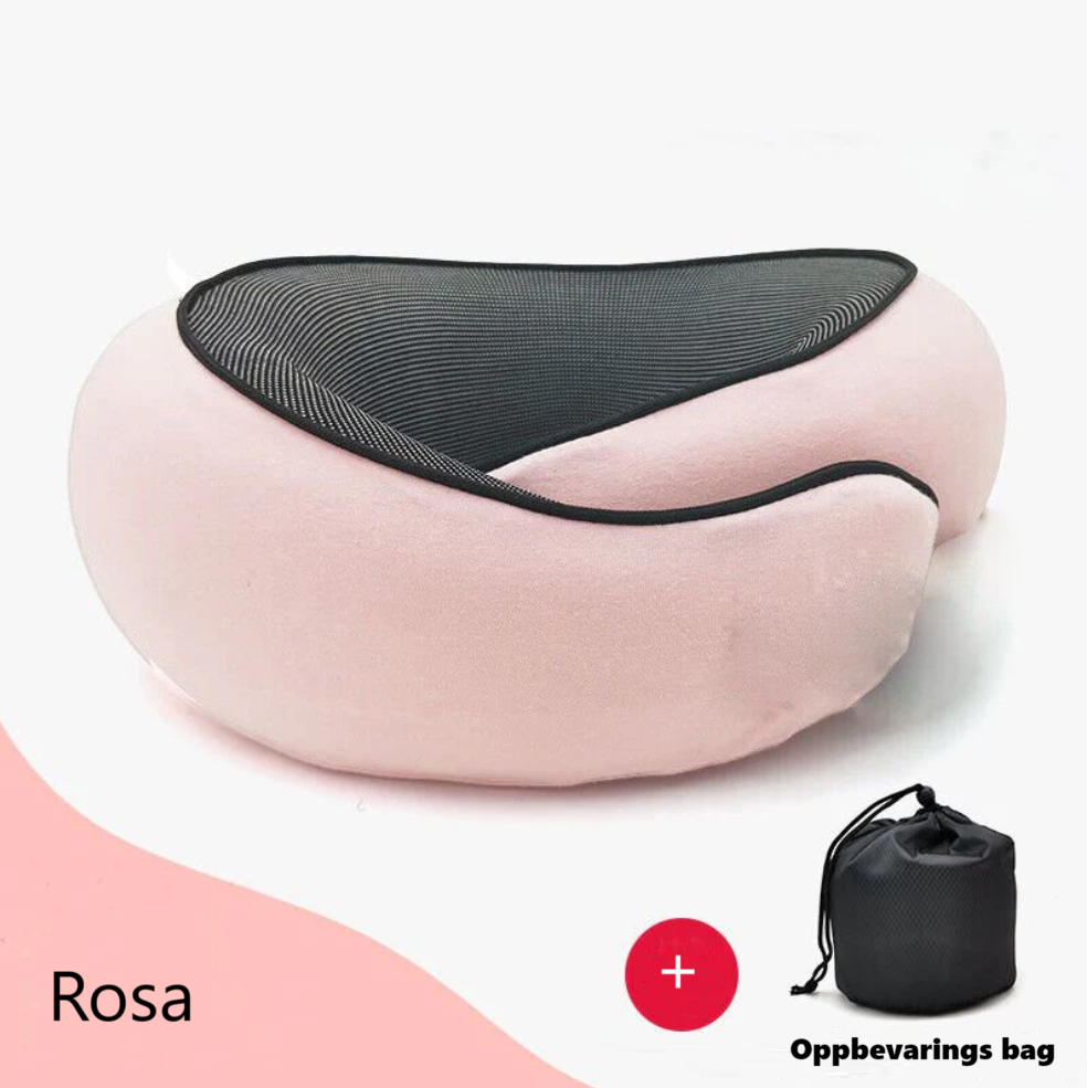 Vitera Nakkepute - Reisepute med Memory Foam (Grå)