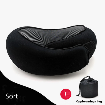 Vitera Nakkepute - Reisepute med Memory Foam (Grå)